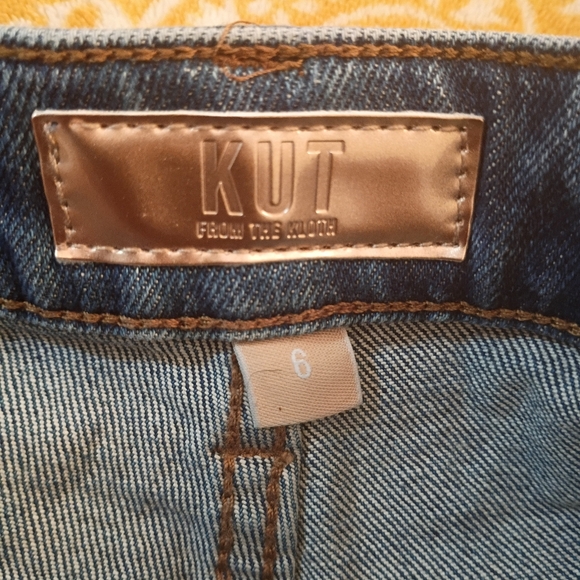 Kut From the Kloth Jane High Rise Jean Shorts 6 Denim - Picture 11 of 11